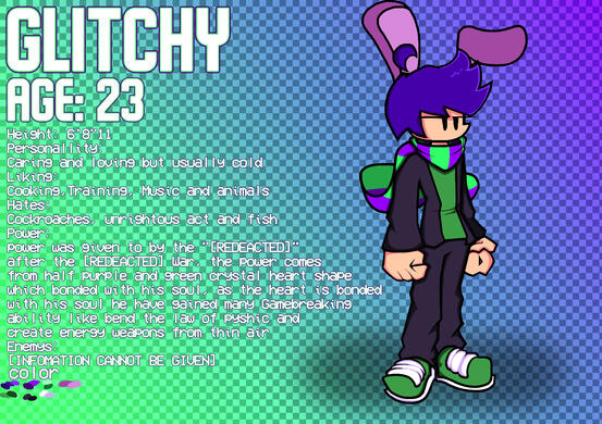 glitchy ref sheet